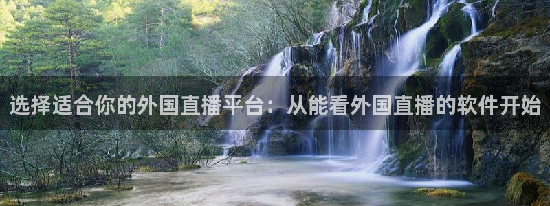 新雨燕体育赛事在线直播：选择适合你的外国直播平台：从能看外国直播的软件开始